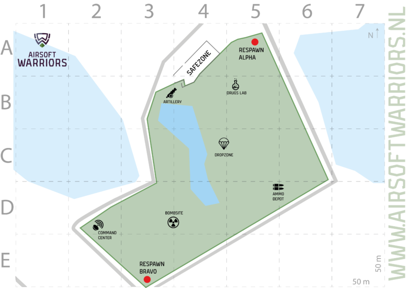  Karte Airsoft Feld Oldenzaal